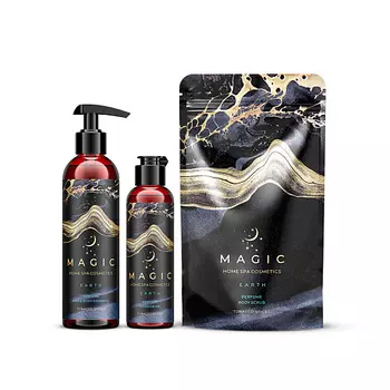 PURE BASES SPA Бокс подарочный magic earth tobacco spices шампунь,скраб,масло