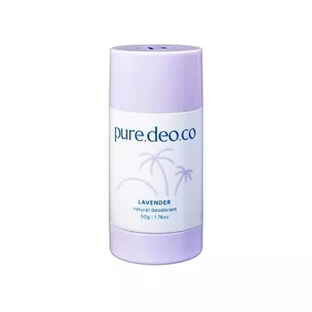 PURE DEO CO Дезодорант-стик без солей алюминия с лавандой