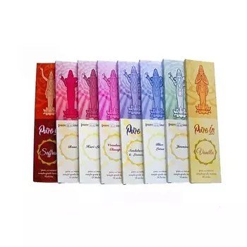 PURE IN Эксклюзивные благовония. Подарочный набор Цветы 8 запахов 10