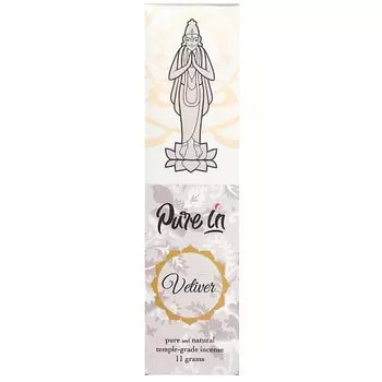 PURE IN Эксклюзивные благовония. Vetiver/ Ветивер 10.0
