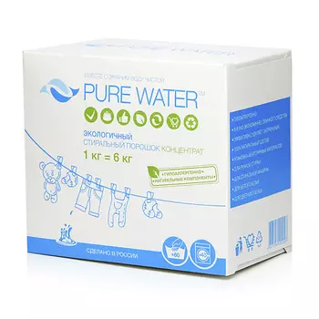 PURE WATER Стиральный порошок универсальный 1000.0