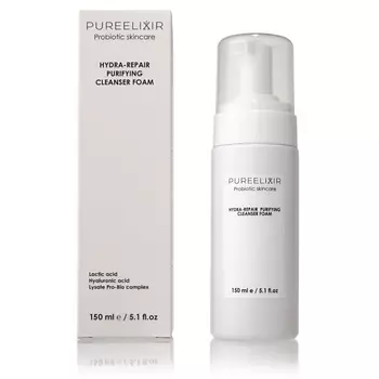 PUREELIXIR Очищающая пенка для умывания "Интенсивное увлажнение и восстановление"