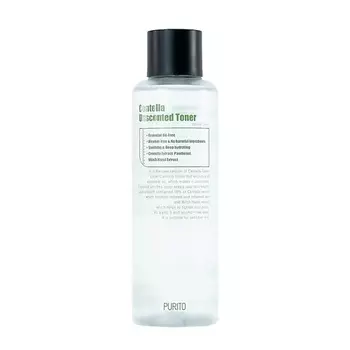 PURITO Успокаивающий тонер с центеллой Wonder Releaf Centella Toner Unscented 200.0