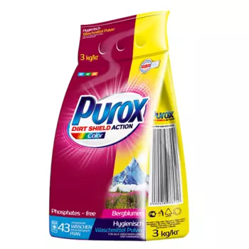 PUROX Color Универсальный стиральный порошок 3000
