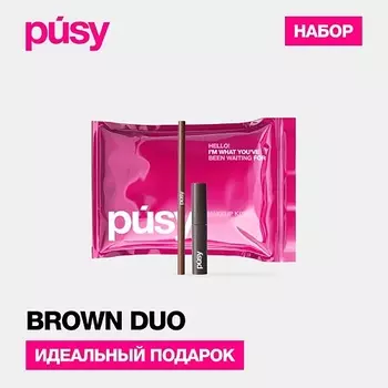 PUSY Тушь и карандаш для бровей