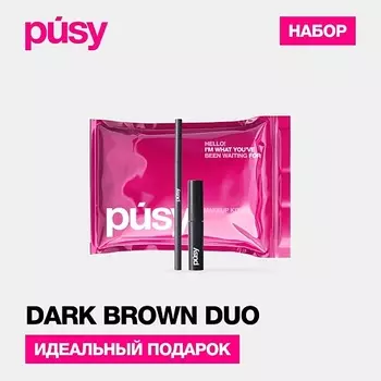 PUSY Тушь и карандаш для бровей