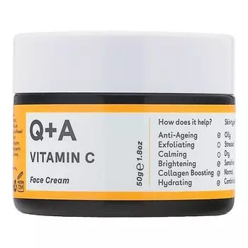 Q+A Крем для сияния лица Vitamin C Face Cream