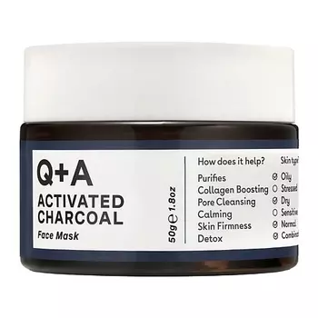 Q+A Маска для лица Activated Charcoal