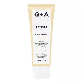 Q+A Мягкий очищающий крем для лица Oat Milk Cream Cleanser