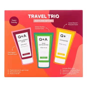 Q+A Набор миниатюр для ухода за телом Bodycare Travel Set Trio
