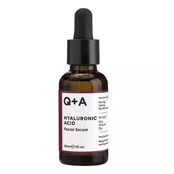 Q+A Сыворотка для лица Hyaluronic Acid