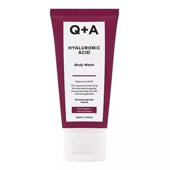 Q+A Увлажняющий мини-гель для душа Hyaluronic Acid Body Wash