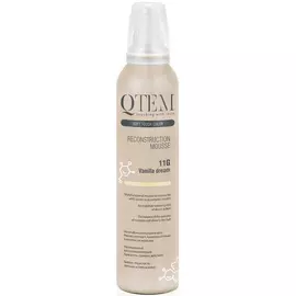 QTEM Мусс реконструктор для волос VANILLA DREAM 250
