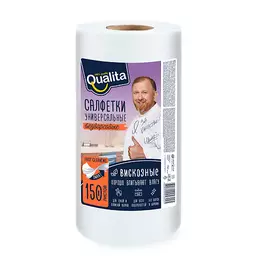 QUALITA Салфетки в рулоне вискозные 150.0