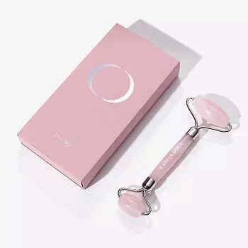 QUARZ Роллер из розового кварца