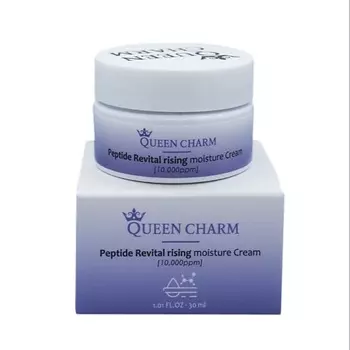 QUEEN CHARM Крем для лица омолаживающий увлажняющий с пептидами 1%