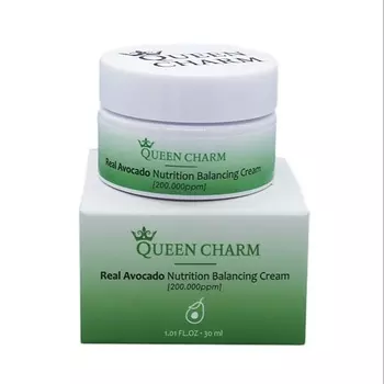 QUEEN CHARM Крем для лица питательный с маслом авокадо 20%
