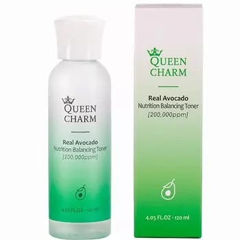 QUEEN CHARM Питательный тонер для лица с маслом авокадо