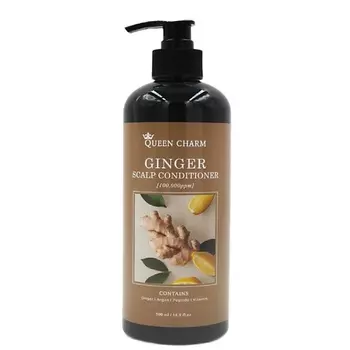 QUEEN CHARM Восстанавливающий кондиционер для волос и кожи головы с 10% экстрактом имбиря