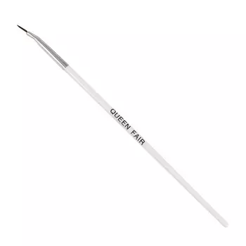 QUEEN FAIR Кисть для дизайна ногтей, загнутая, точечная