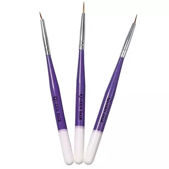 QUEEN FAIR Набор кистей для дизайна ногтей