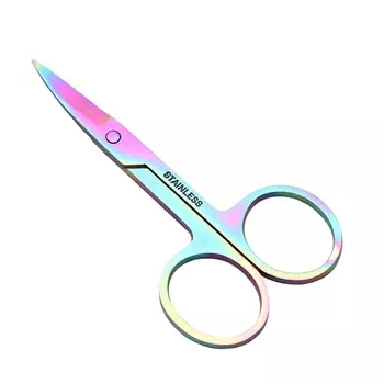 QUEEN FAIR Ножницы маникюрные, загнутые, широкие