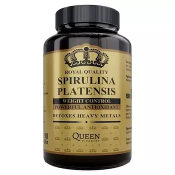 QUEEN VITAMINS Спирулина Платенсис 500 мг