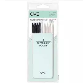 QVS Набор для маникюра пилка и палочки