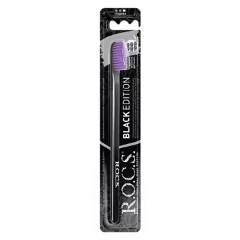 R.O.C.S. Зубная щётка BLACK Edition Classic средняя