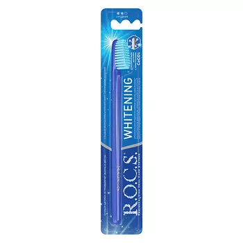 R.O.C.S. Зубная щётка ОТБЕЛИВАЮЩАЯ средняя