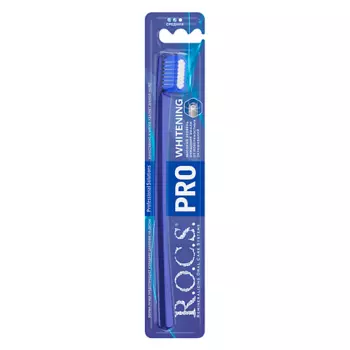 R.O.C.S. Зубная щётка PRO WHITENING Средняя