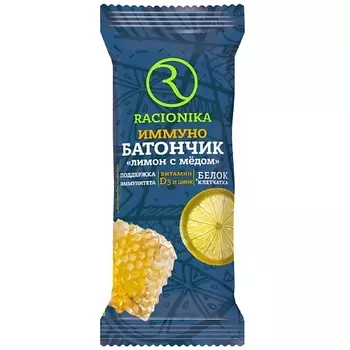 RACIONIKA Батончик со вкусом лимона