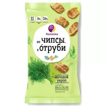 RACIONIKA Отруби хрустящие Молодой укроп