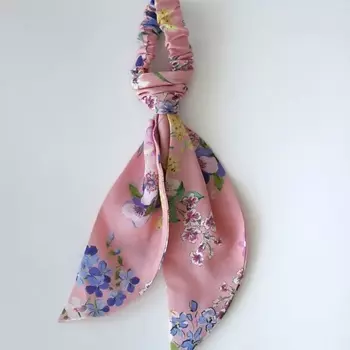 RAFINAD Резинка для волос "полевые цветы на розовом"