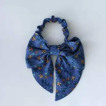 RAFINAD Резинка для волос "желтые цветочки на синем"