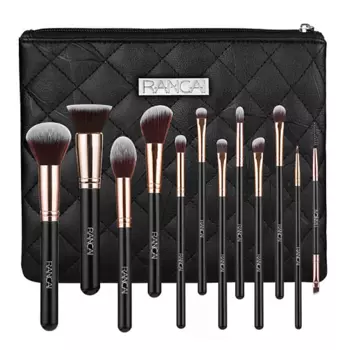 RANCAI Набр кистей для макияжа с косметичкой