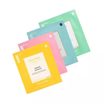 RARE PARIS Набор тканевых масок для лица