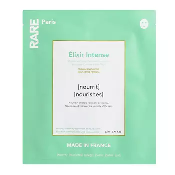 RARE PARIS Питательная тканевая маска Elixir Intense Facial Mask