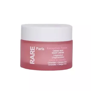 RARE PARIS Восстанавливающий ночной крем для лица Exception Rose