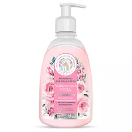 РАССЕЯ Жидкое крем-мыло увлажняющее «Байкальская роза» 300