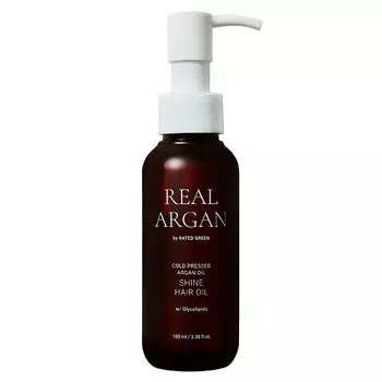 RATED GREEN Масло для сияния волос с маслом арганы Real Argan Shine Hair Oil