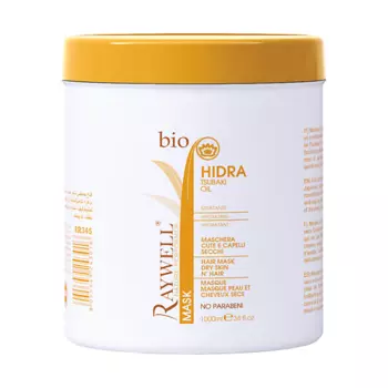 RAYWELL Маска Bio Hidra для сухих и вьющихся волос с кислым ph 1000.0