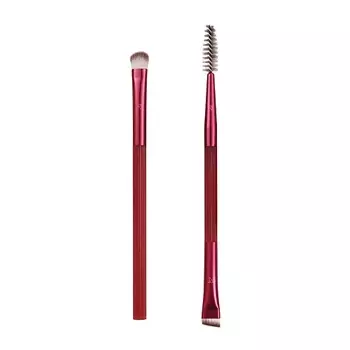 REAL TECHNIQUES Набор кистей для макияжа глаз и бровей Solar Power Smolder Eye + Brow Duo