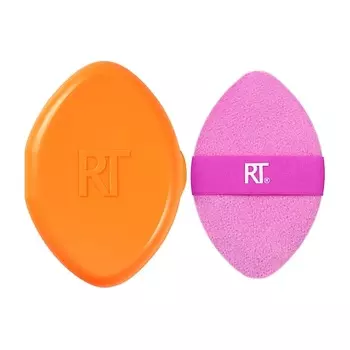 REAL TECHNIQUES Пуховка для пудры c футляром двухсторонняя