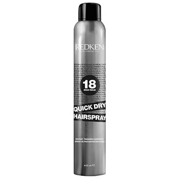 REDKEN Быстросохнущий лак Quick Dry 18 cо средней степенью фиксации и блеском 400.0