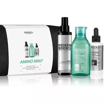 REDKEN Набор Amino Mint для жирных волос, склонных к выпадению