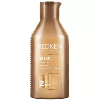 REDKEN Питательный смягчающий шампунь All Soft, для сухих и жестких волос 300.0
