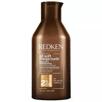 REDKEN Увлажняющий шампунь All Soft Mega Curls для вьющихся волос 300.0