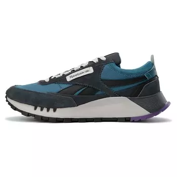 REEBOK Кроссовки CL LEGACY W+ Anti-Slip And Wear-Resistant Height Increasing Black Blue