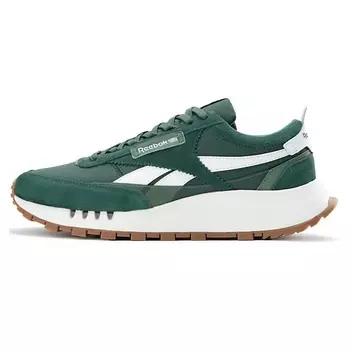 REEBOK Кроссовки CL LEGACY W+ Anti-Slip And Wear-Resistant Height Increasing Dark Green